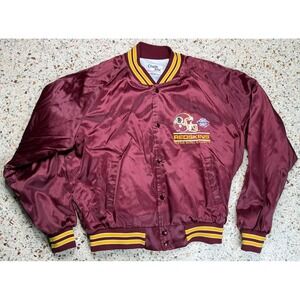Chalk Line NFL Vtg Washington Redskins Line Satin Bomber Jacket Size XL